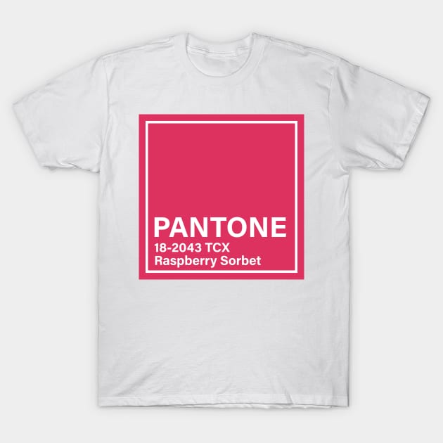 pantone 18-2043 TCX Raspberry Sorbet T-Shirt by princessmi-com